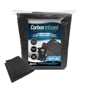 Aquarium Carbon Pad - Activated Carbon Filter Pad - Carbon Filter Pads for Aquarium