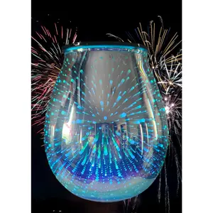 Blue Fireworks Wax Warmer