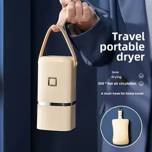 New Travel Portable Mini Dryer, Mini Dryer with Timer Function - Compact And Convenient Drying Solution for Apartments, Dormitories, Rvs - Quick And Easy to Use Compact Dryer with Drying Bag for Delicates Clothing, Underwear, Small Items of