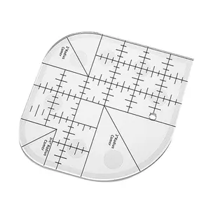 Curved Corner Cutter Quilt Ruler Acrylic Sewing Patchwork Quilting Templates DIY Supplies Sewing Template Patchwork Tool Curved Corner Cutter Ruler