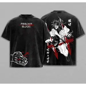 Men's Short-Sleeve Vintage Hiromi Higuruma Jujutsu Kaisen Anime T-Shirt - Judgeman Domain Expansion Tee, Menswear Top, Retro Manga Streetwear, Gift for JJK Fans