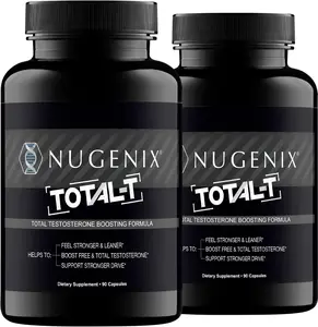 Nugenix Total-T, Free and Total Testosterone Booster Supplement for Men,