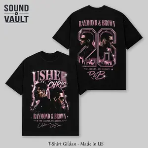 Raymond & Brown Prenium T Shirt Two Sided R&B Tour 2026 Bootleg Graphic Tee Raymond and Brown Concert Merch Oversized Heavyweight T-Shirt Vintage 90s Rap Tee Hip Hop Music Shirt Trendy Y2K Graphic Tee Aesthetic Streetwear Merch Gift for Men Women