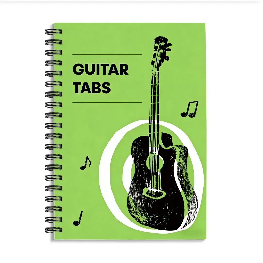 1 notebook, 8.3x5.5 inches, a fun and creative spiral notebook with a music theme, perfect for composers and producers, an excellent gift for music lovers.