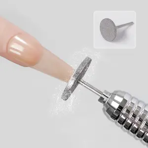 Nail Art Tool Fly Disc Grinding Head Shape Square Trapezoidal Russian Front Processing Sandpaper Nail File Grinder Manicure Nail Tools