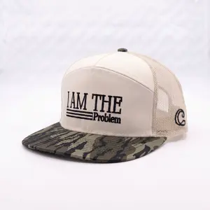 I AM THE Problem Trucker Hat – Funny Embroidered Snapback Mesh Cap for Men & Women, Adjustable Baseball Hat