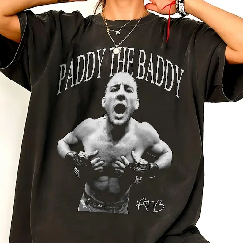 Paddy Pimblett The Baddy Signature Shirt, Unisex Cotton Tee