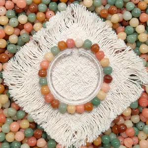 Pastel Multicolor Hulu Carved Bodhi Loose Beads|Unique Shaped Natural DIY Craft Jewelry Supplies