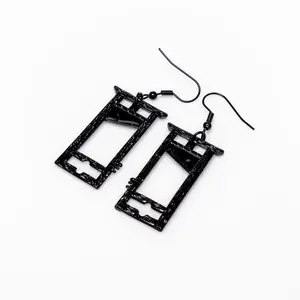 Forbidden Alchemy | Guillotine | Resin Earrings | High Quality Resin | Dark, Detailed, Durable