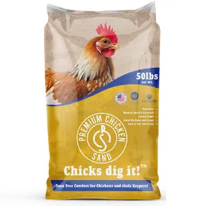 Dust-Free, Odor-Control Bedding for Chicken Coops, Nesting Boxes, and Runs – Natural Poultry Litter 50 lbs