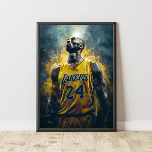 Kobe Bryant Poster, Kobe Bryant Print, Kobe Bryant Wall Art