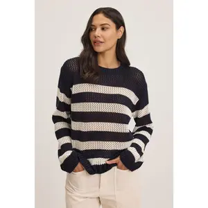 KANAN COTTON CASHMERE MESH SWEATER