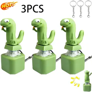 3PCS Lizard Snake Keychain Stress Relief Toys with Realistic Animal Sounds  Rechargeable Colorful LED Light Fidget Toy Relieves Stress and Improves Concentration Makes a Unique and Fun Gift for All Ages