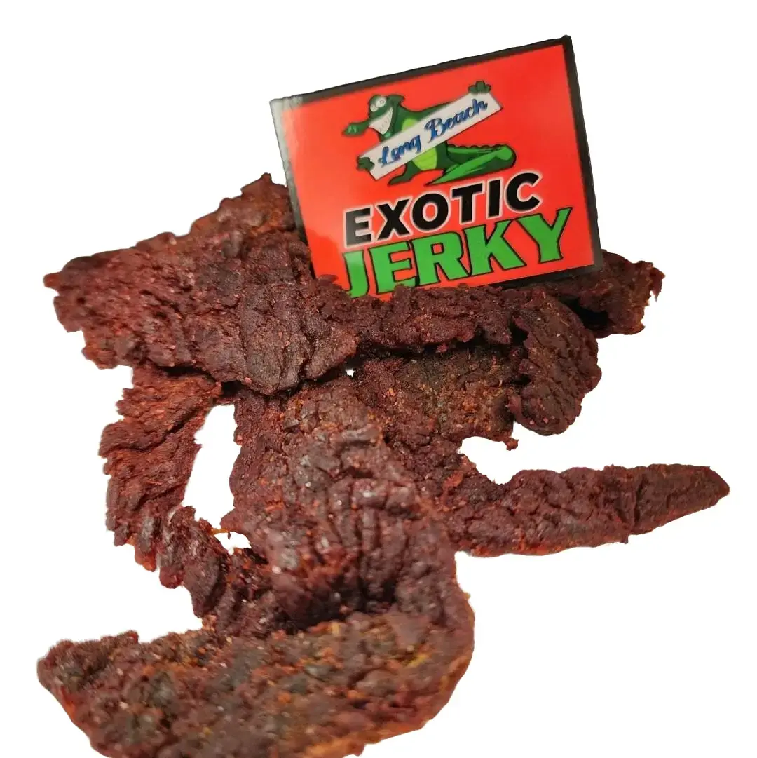 X Beef Jerky - Long Beach Exotic Jerky Exclusive! Pepper X, Reaper, Ghost, Scorpion, Lime. Snack Dried Spicy Dry