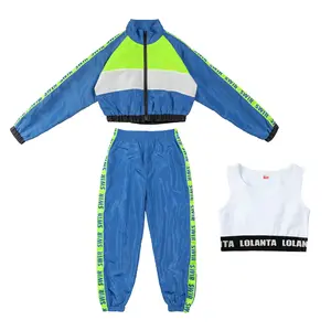 Girls Dance Clothing Set Hip Hop Modern Jazz Team Performance Costume