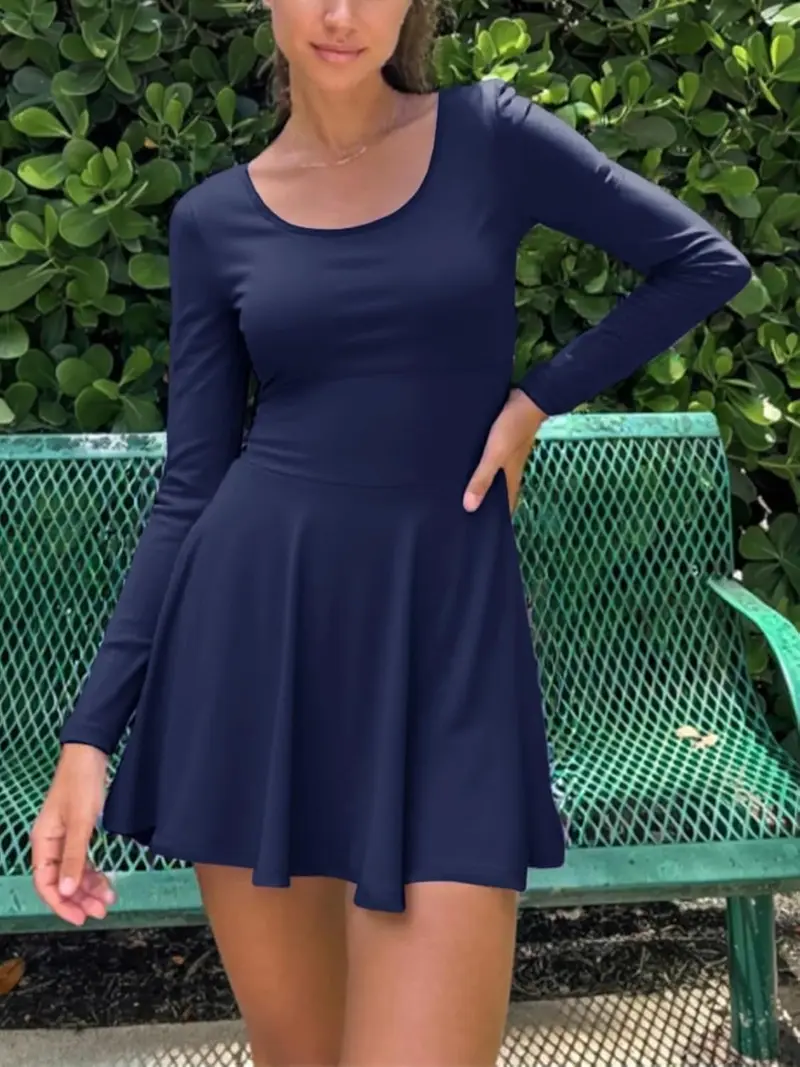 deep red long sleeve dress Petal and Pup Women's Nash Long Sleeve Dress