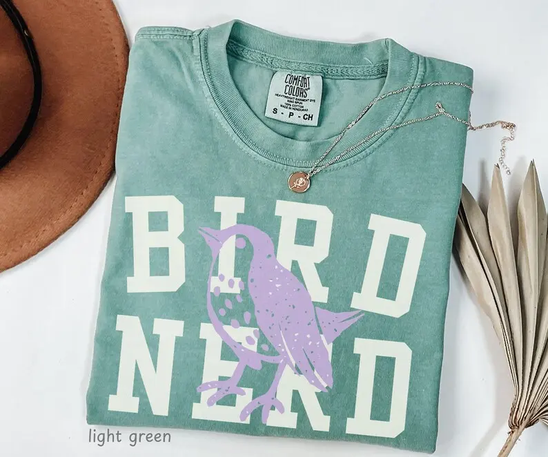 Comfort Colors Bird Lover T-shirt, Birding Gift, Birdwatcher Tee, Funny Birder Shirt