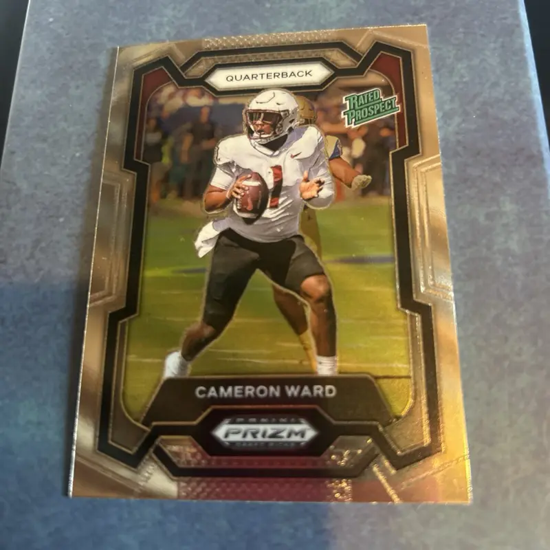 Cam Ward Prizm Draft Rated Prospects Card Rookie Tennessee Titans Football Trading Card