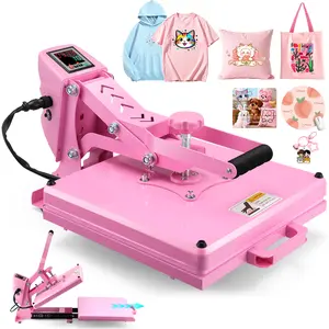 AKEYDIY 15×15 Inch Slide-Out Sublimation Heat Press, Digital Industrial Sublimation Transfer Machine, Rapid Heat-Up, Suitable for Heat Transfer Vinyl, Prints on Hoodies, T-Shirts, Canvas Bags, Pillows, Mouse Pads, Keychains