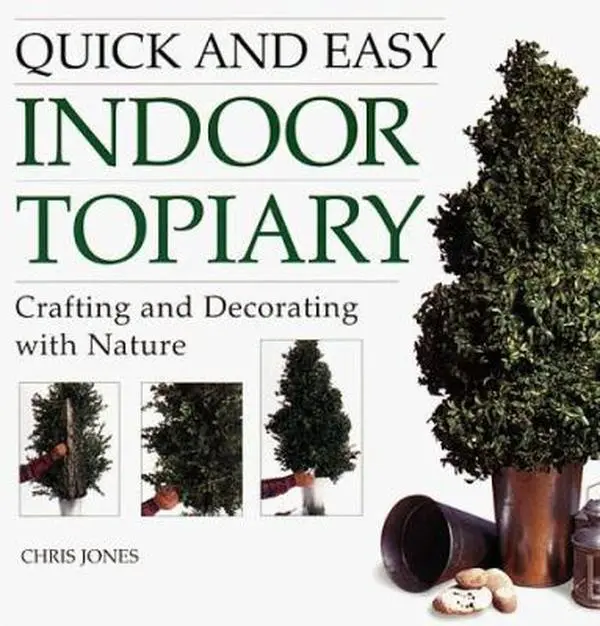USED-Quick and Easy Indoor Topiary: Crafting and Decorating with Nature by Chris Jones (Paperback)