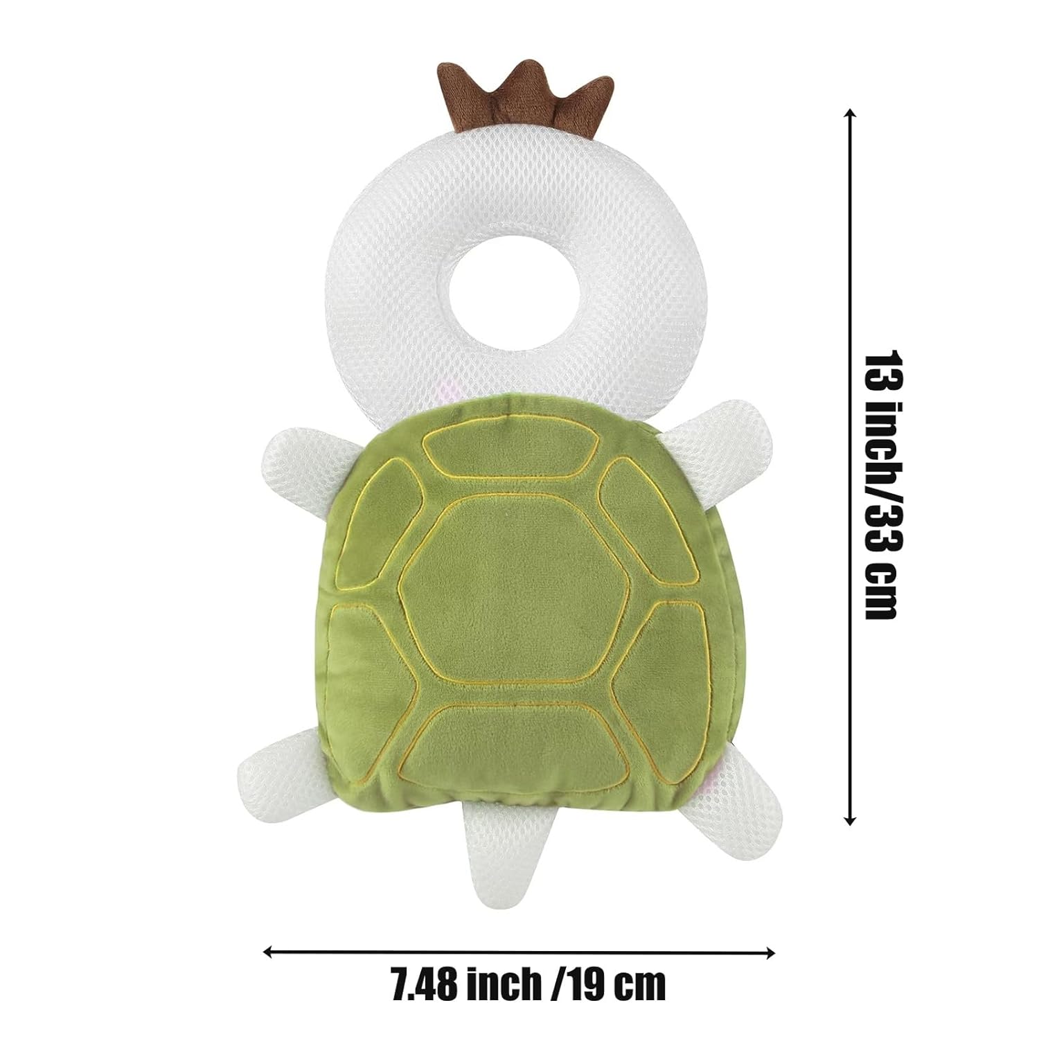 PandaEar Baby Head Protection Backpack Toddler Adjustable Walking Head Protector, Head Protection Backpack Wear Safety Pad for Falling Crawling and Walking (Green) PandaEar Baby Head Protection Backpack Toddler Adjustable Walking Head Protector, Head Protection Backpack Wear Safety Pad for Falling Crawling and Walking (Green)