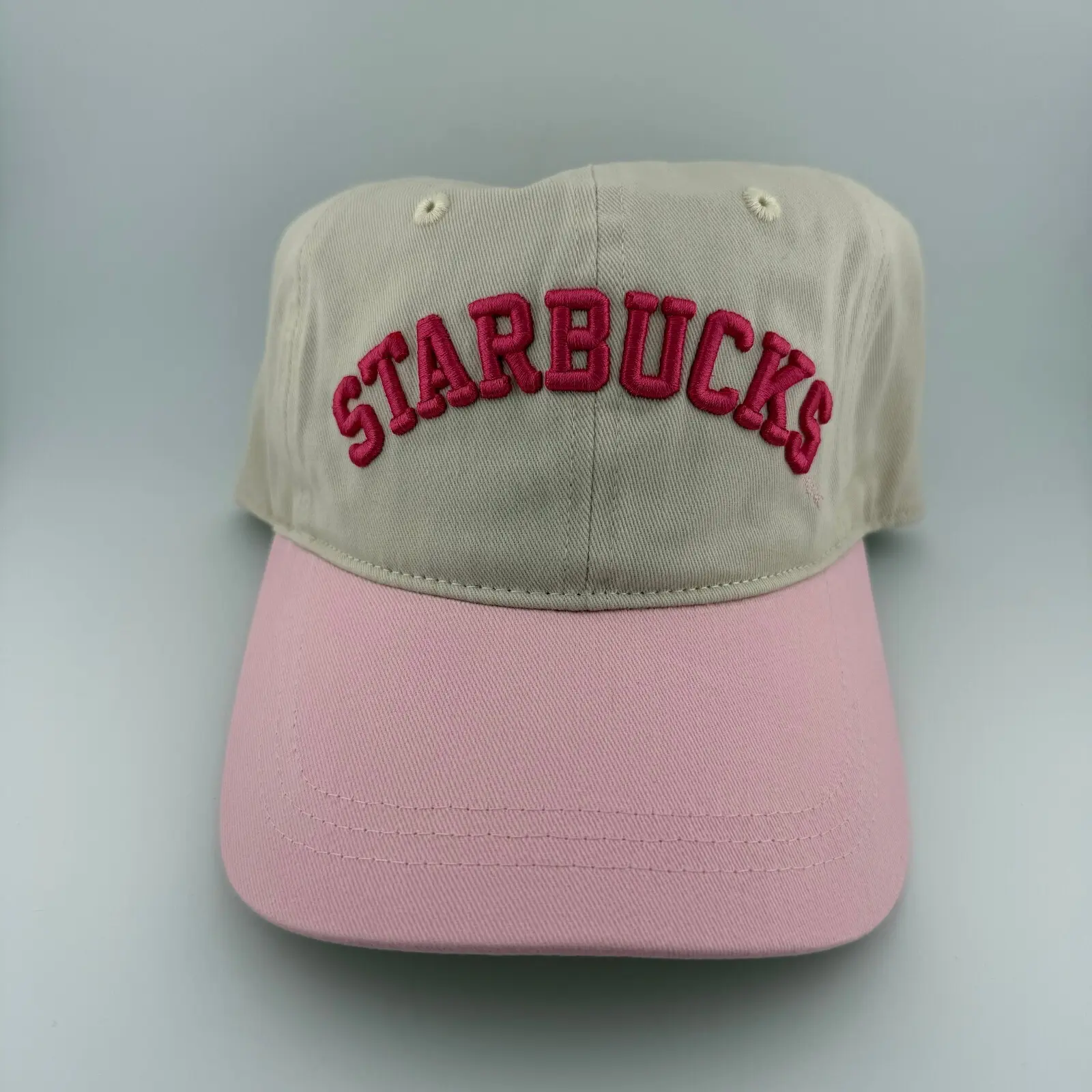 Starbucks Pink and Cream Hat