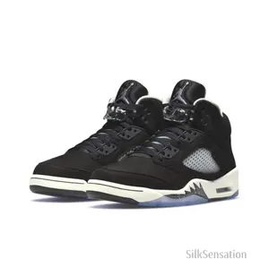Retro Moonlight Black Casual Retro Sports Durable Versatile Basketball Shoes