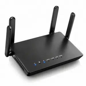 4-Antenna WiFi Router 300Mbps | Long Range 1000sq.ft | Secure WPA2 | Fast Gaming & Remote Work WiFi Hotspot