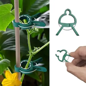 10 pcs Adjustable Plant Clips - Reusable Garden Support for Flowers, Vines, Vegetables and Tomatoes - Durable Plastic, Essential Gardening Tools