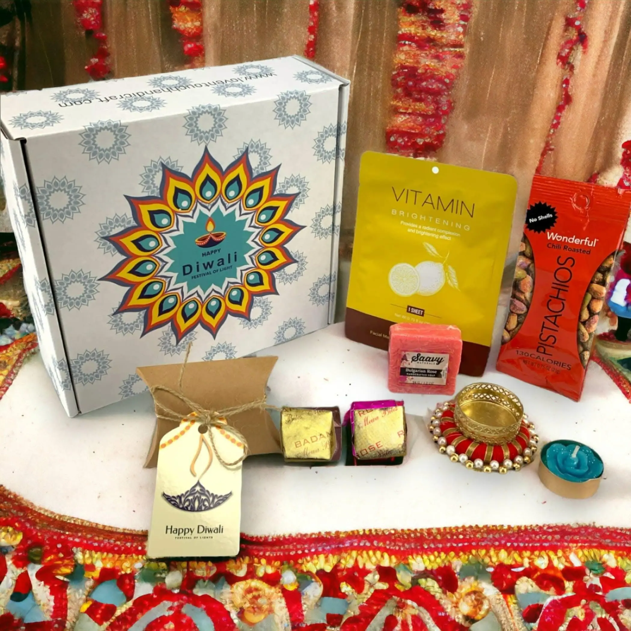 Celebrate Diwali With Elegance: Personalized Gift Hamper for Women | Unique Festive Charms for Every Occasion | Cherished Holiday Box