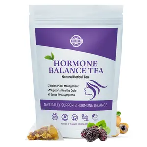 Aromlife Hormone Balance Tea for Women Support Menstrual Cycle & Hormonal Balance, 10 Loose Leaf Teabags for PCOS and Ovulation