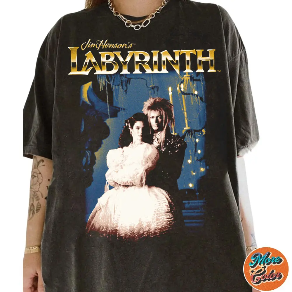 Labyrinth Masquerade Vintage Shirt, 80s Movie Sweatshirt, Cotton Unisex T-shirt, Crew Neck, Size S- 3xl, Menswear Top, Womenswear Top Underwear Streetwear