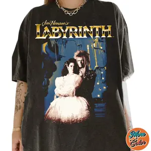 Labyrinth Masquerade Vintage Shirt, 80s Movie Sweatshirt, Cotton Unisex T-shirt, Crew Neck, Size S- 3xl, Menswear Top, Womenswear Top Underwear Streetwear