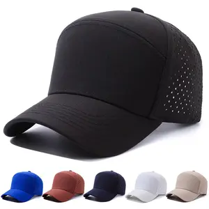 1/2 Pack Breathable Perforated Baseball Cap - Laser Cut Cooling Running Hat for Men & Women