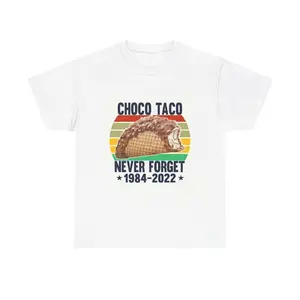 Choco Taco Shirt Vintage Funny Ice Cream Retro 90s Unisex Cotton Tee