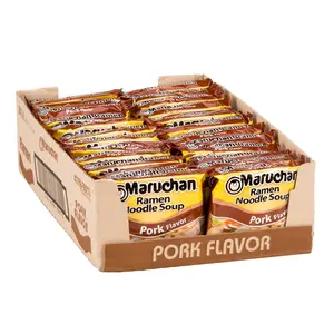 Pork, Instant Ramen Noodles, Ready to Eat Meals, 24 Count