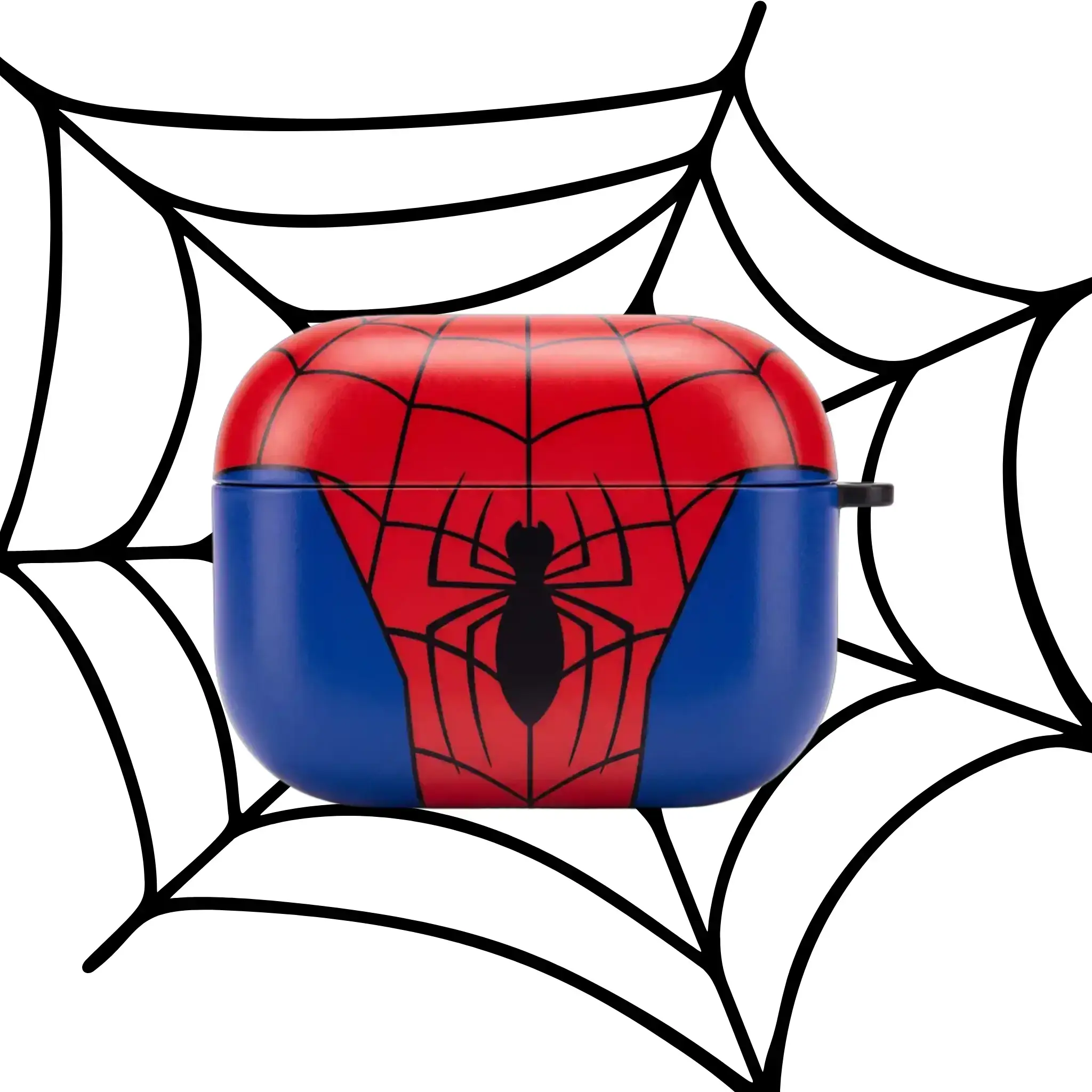 Spider Pattern Case Cover Compatible with AirPods 1, 2, 3, 4 & AirPods Pro 1, 2, 3