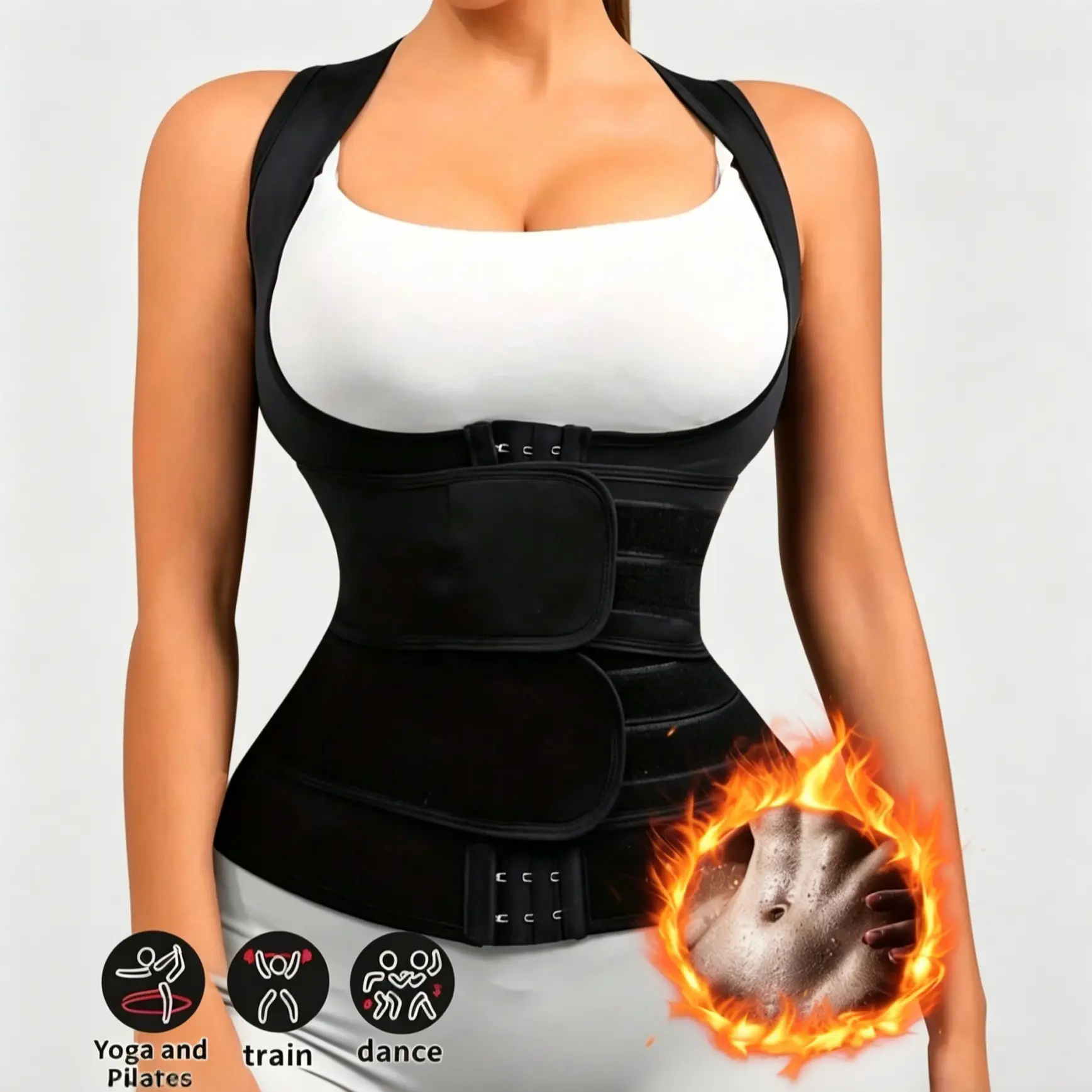 Women's Sports Waist Trainer, Abdominal and Waist Shaping Belt, Yoga Running Waist Cincher, Gift for Friends, Fitness Waistband, Workout Waist Trainer