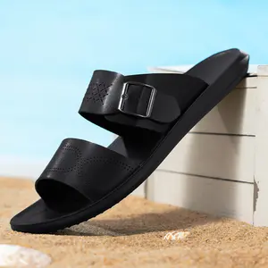 Men's new summer slip-on sandals, casual non-slip breathable open-toe slippers Walking Shoes Footwear Boy Hip