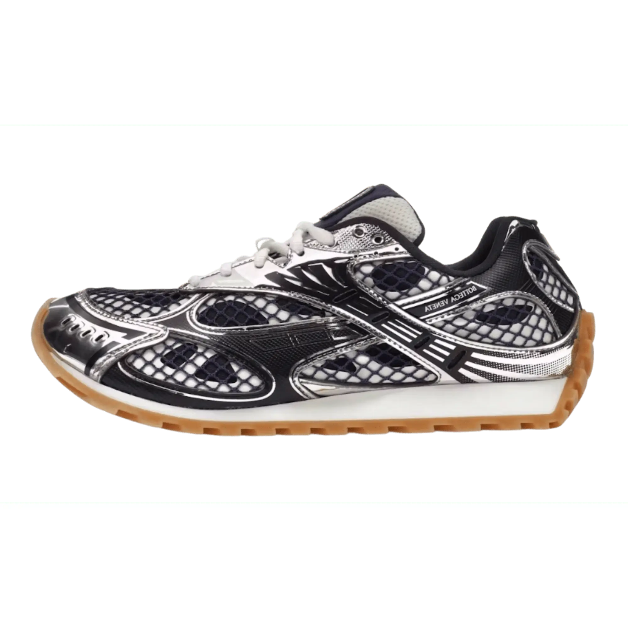 Bottega Veneta Orbit Abyss Silver