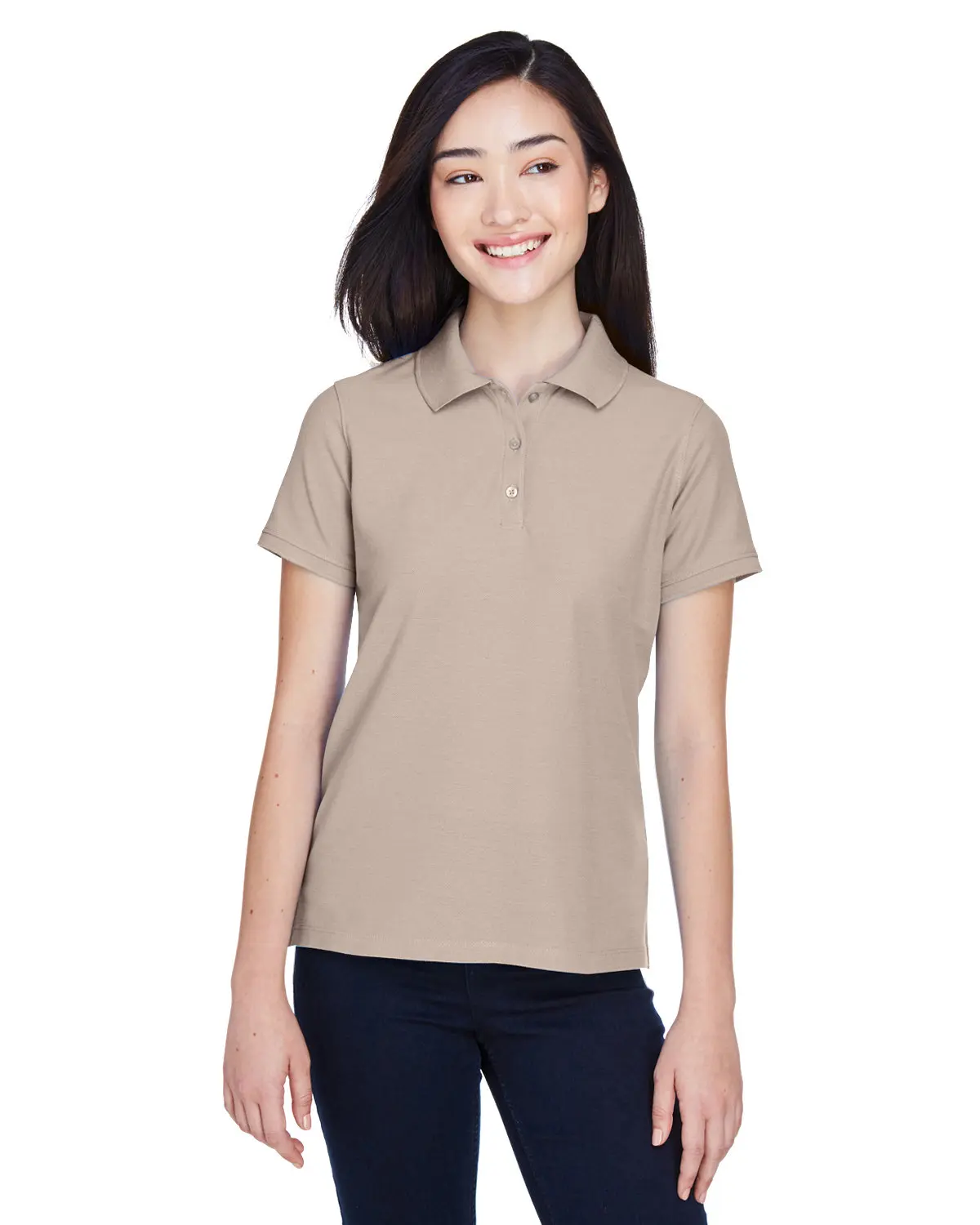 Harriton Ladies' Blend-Tek™ Polo