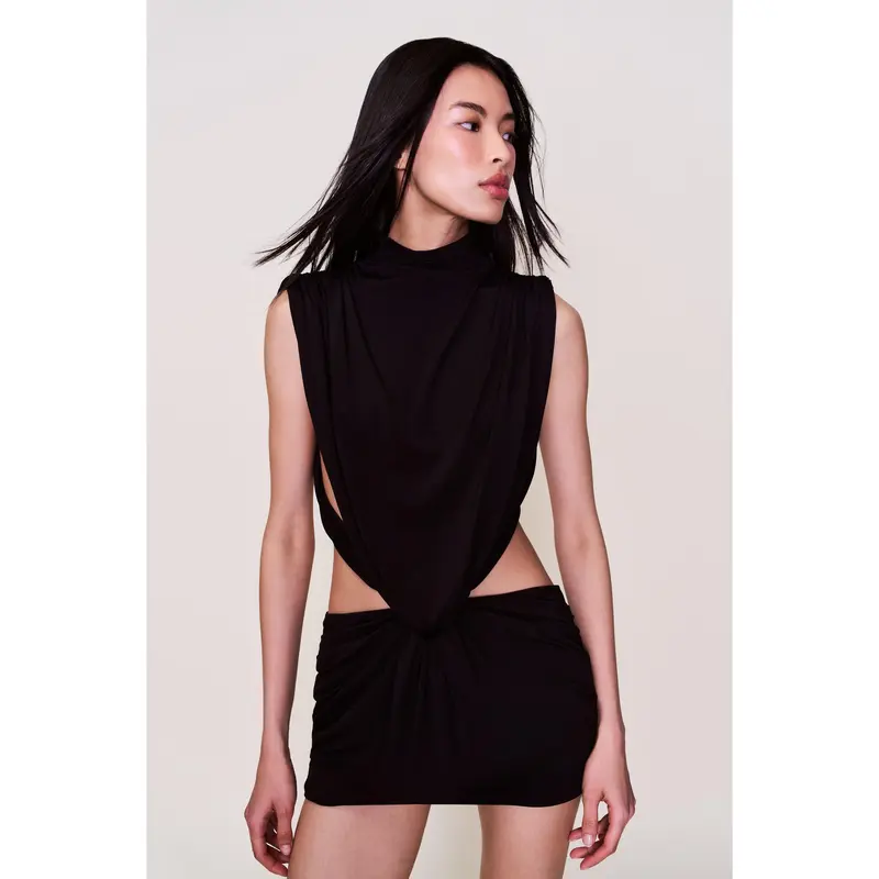 mini dress fashion show SEQUIN BUTTERFLY MINI DRESS (RUNWAY)