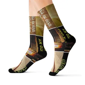 IKE MENS SCRIPTURE COLLAGE Sublimation Socks