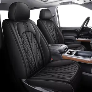 AOMSAZTO Custom Fit Seat Covers, Truck Accessories for 2007-2026 Chevy Silverado, GMC Sierra 1500/2500HD/3500HD, Trail Boss Z71 Crew/Double/Extended Cab Pickup Truck Interior Protector