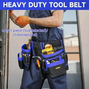 Multi-Functional Adjustable Multi-Pocket Strong Magnet Repair Tool Kit, Tool Storage Waist Belt Bag, Tool Bags, Versatile Organizer for DIY Enthusiasts