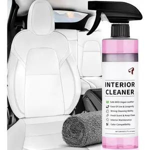Seat Cleaner Remover Stain Biodegradable, Safe on White & Black Vegan Leather,  Interior Cleaning Products for Seats, Console, Dash,  Model 3/Y/S/X Accessories for 2025