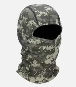 Balaclava Full Face Mask Camo Digital UV Protection Ski Sun Hood Tactical Masks