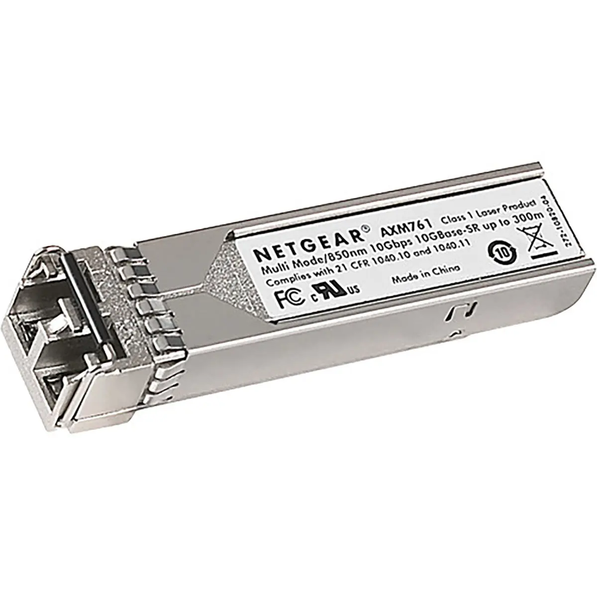 Netgear ProSafe AXM761 10GBase-SR SFP+ LC GBIC Hot-Swap Fiber Optic Multi-Mode Ethernet Transceiver for Managed Switches