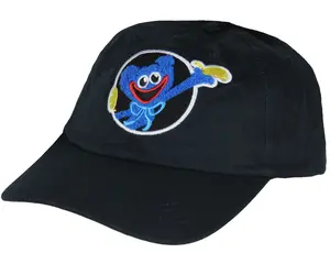 Poppy Playtime Hat Huggy Raised Embroidery Adjustable Dad Hat Cap for Men and Women