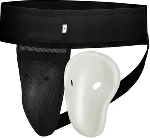 Groin Protector Cup Kickboxing Boxing Muaythai MMA Groin Guard, Jockstrap Karate , BJJ Protection, Soccer, Basketball Removable TPE Cup with  Cushioning